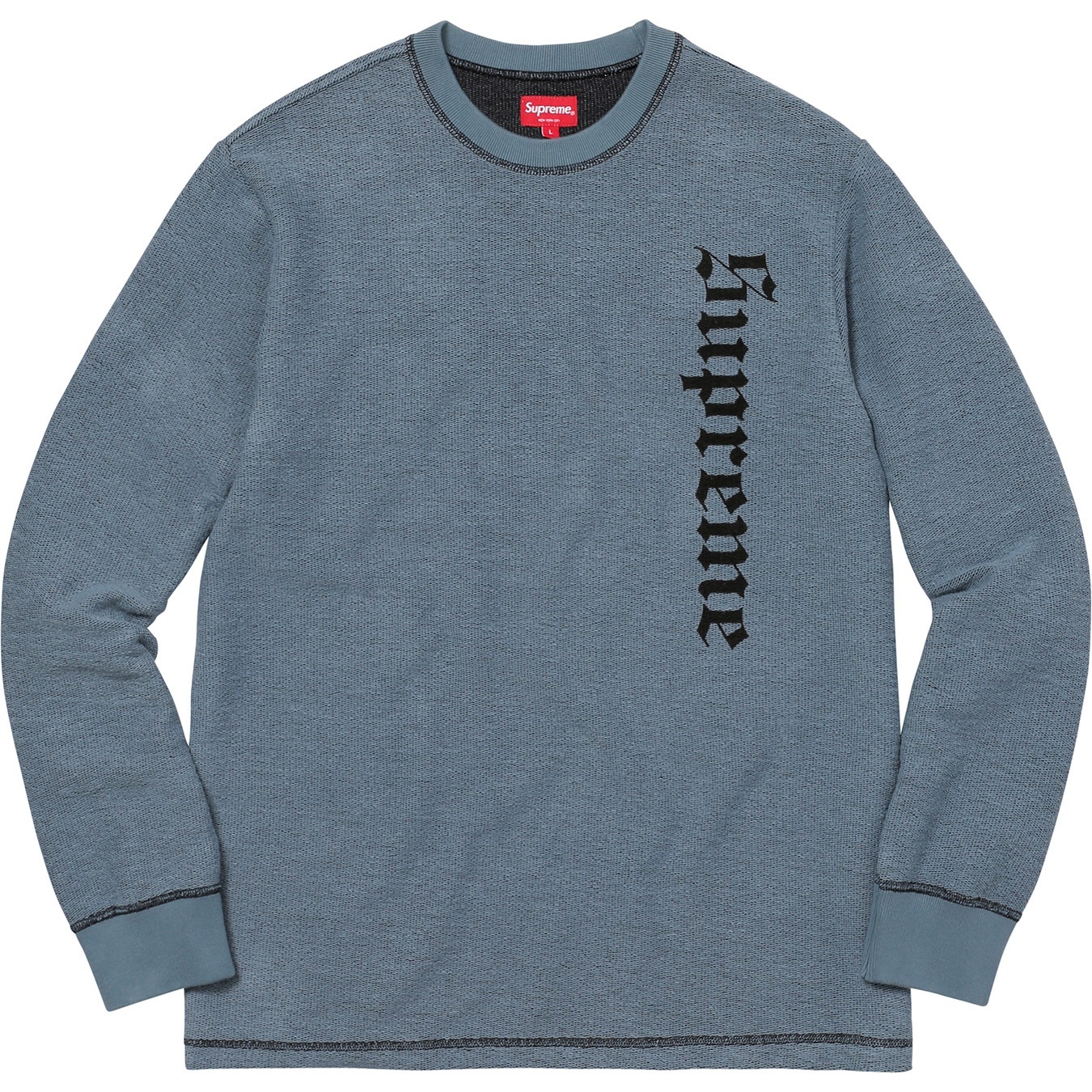 Reverse Terry L/S Top view 14